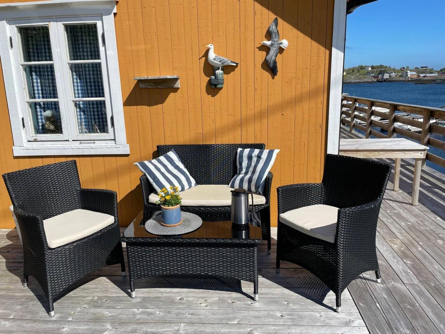 Vila Koselig Rorbu Pa Tind Sørvågen Exteriér fotografie